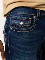 True Religion Men BIG T Geno Skinny Fit Dark Wash Jeans