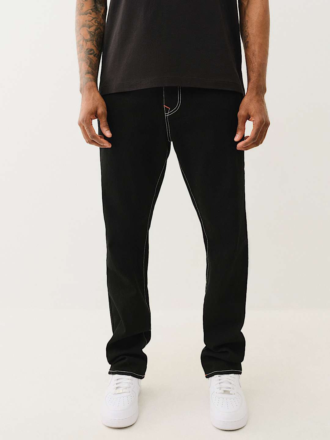 True Religion Men SN Ricky Straight Fit Mid Rise Jeans