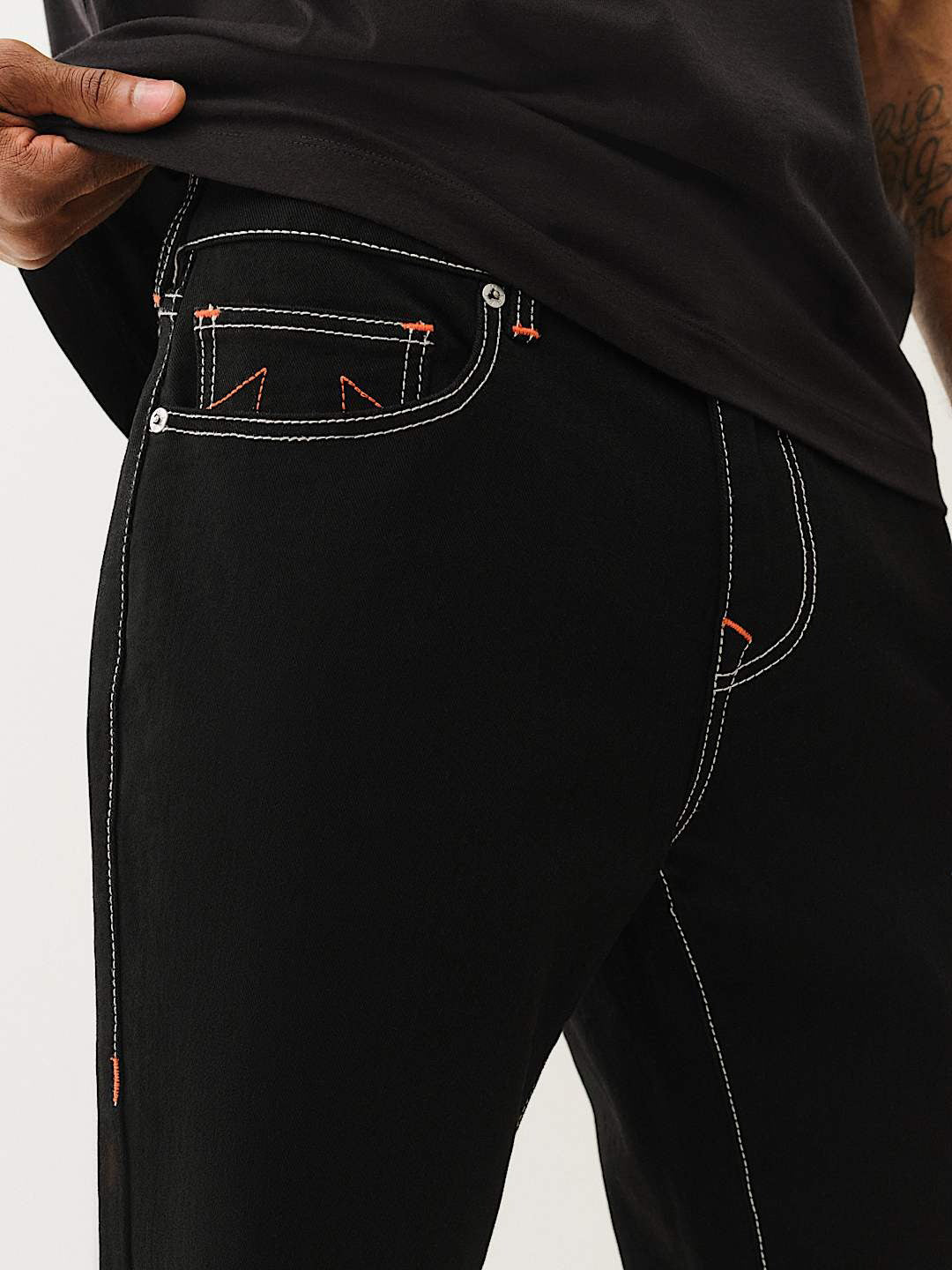 True Religion Men SN Ricky Straight Fit Mid Rise Jeans