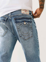 True Religion Men SN Billy Bootcut Fit Light Wash Jeans