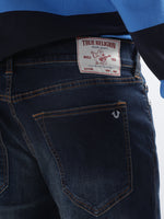 True Religion Metal Horseshoe Skinny Light Blue Mid Rise Jeans