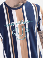 True Religion Multi Digital Logo Regular Fit T-Shirt