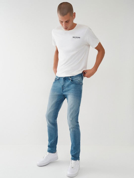 True Religion Men SN Rocco Skinny Fit Light Wash Jeans
