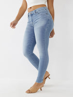 True Religion Women Blue Washed Skinny Fit Jeans