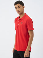 True Religion Men Red Polo Tshirt