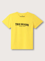 True Religion Kids Yellow Regular Fit T-Shirt