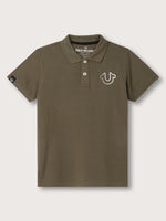 True Religion Kids Olive Regular Fit Polo T-Shirt