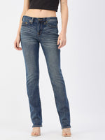 True Religion Women Blue Straight Fit Jeans