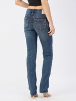 True Religion Women Blue Straight Fit Jeans