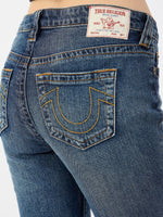 True Religion Women Blue Straight Fit Jeans