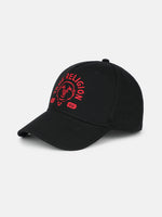 True Religion Men Black Embroidered Cap