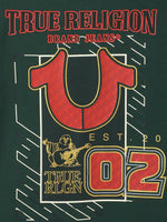 True Religion Kids Green Fashion Logo Regular Fit T-Shirt