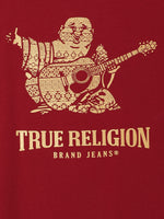 True Religion Kids Maroon Fashion Logo Regular Fit T-Shirt