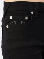 True Religion Women Black Straight Fit Jeans