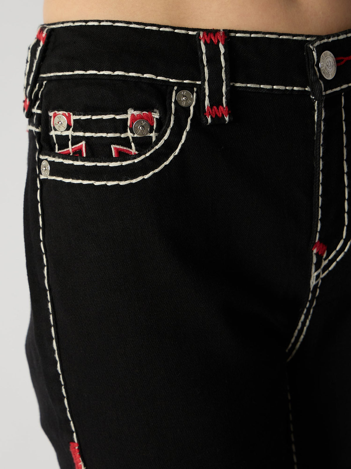 True Religion Women Black Skinny Fit Jeans