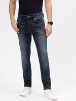 True Religion Men Blue Rocco Mid-Rise Jeans