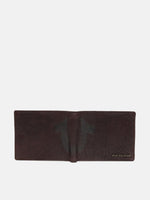 True Religion Men Brown Textured Bi-Fold Wallet