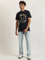 True Religion Men Printed Round Neck Short Sleeves Tshirt