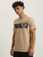 True Religion Men Printed Round Neck Short Sleeves Tshirt