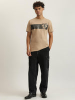 True Religion Men Printed Round Neck Short Sleeves Tshirt