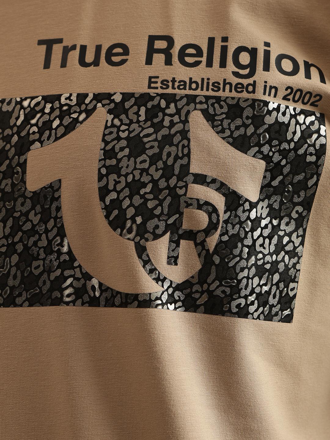 True Religion Men Printed Round Neck Short Sleeves Tshirt