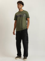 True Religion Men Printed Round Neck Short Sleeves Tshirt