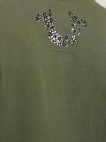 True Religion Men Printed Round Neck Short Sleeves Tshirt