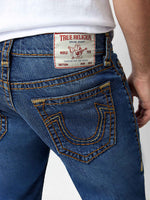True Religion Men SUPER T Billy Bootcut Fit Dark Wash Jeans