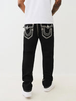 True Religion Men SUPER QT Ricky Straight Fit Mid Rise Jeans