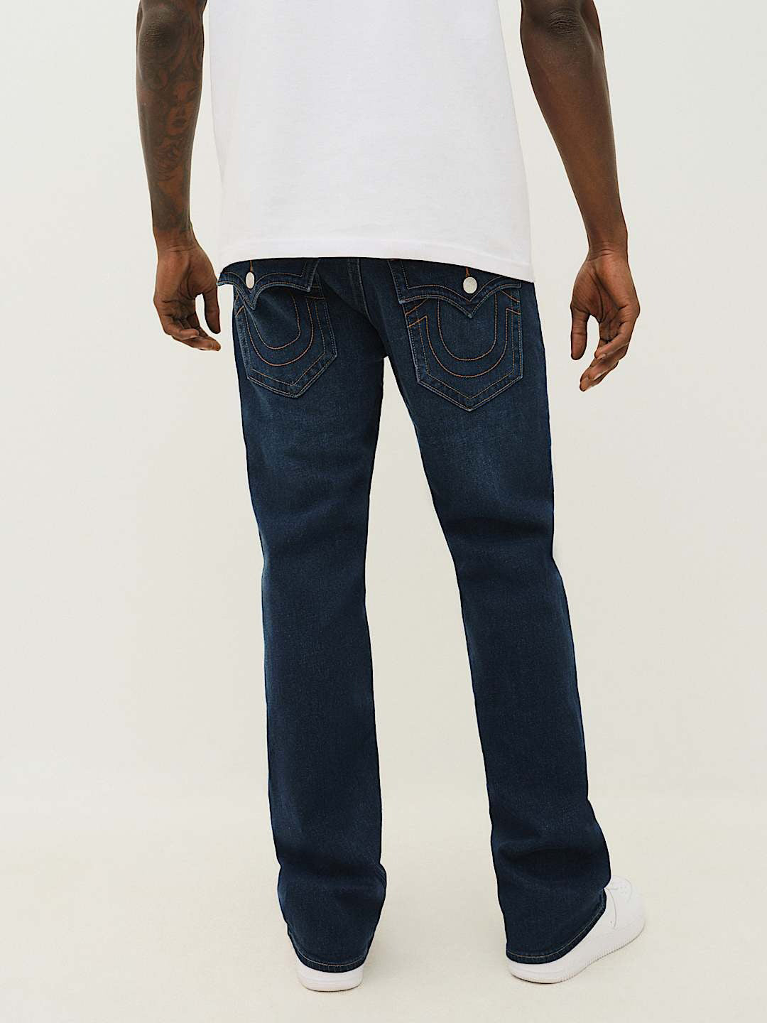 True Religion Men SN Billy Bootcut Fit Dark Wash Jeans