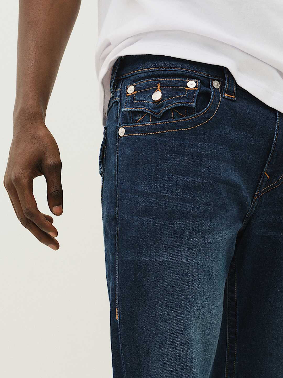 True Religion Men SN Billy Bootcut Fit Dark Wash Jeans