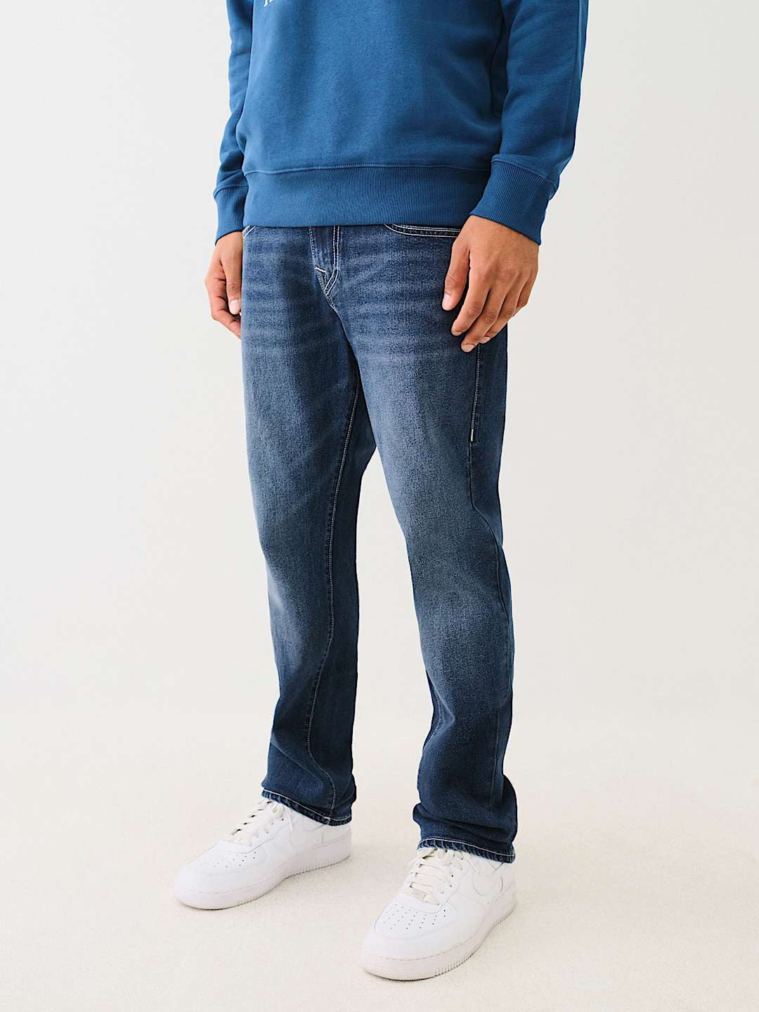 True Religion Men SN Ricky Straight Fit Dark Wash Jeans