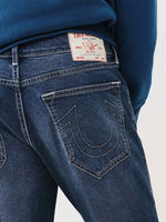 True Religion Men SN Ricky Straight Fit Dark Wash Jeans