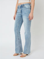 True Religion Women Blue Washed Sn Becca Jeans