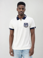 True Religion Men Cream Solid Regular Fit Polo T-Shirt
