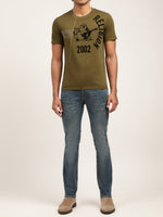 True Religion Martini Olive Logo Regular Fit T-Shirt