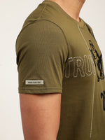 True Religion Martini Olive Logo Regular Fit T-Shirt