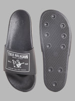 True Religion Men Solid Sliders