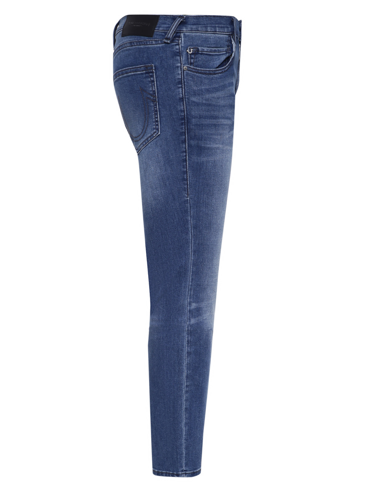 True Religion Men Blue Washed Super Skinny Jeans