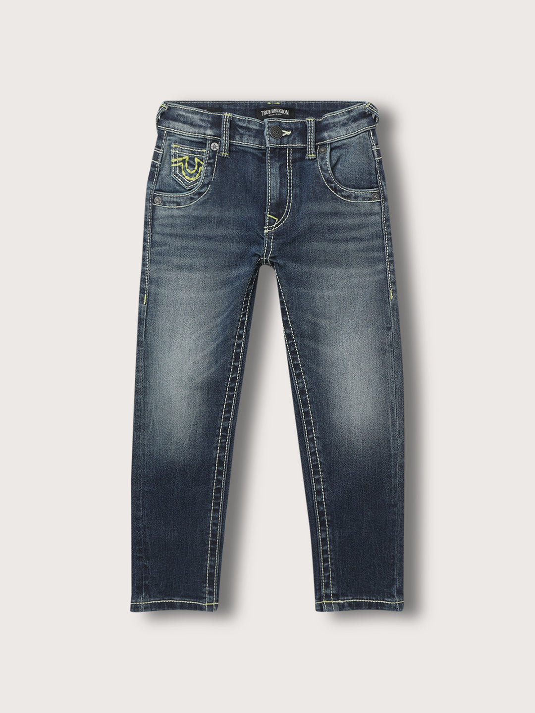 True Religion Kids Blue Straight Fit Jeans