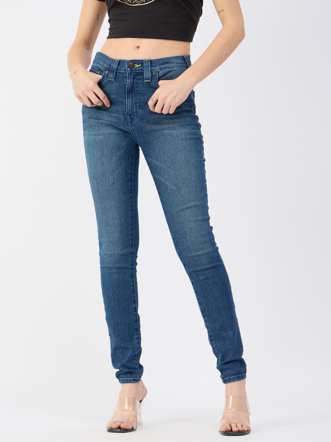 True Religion Women Blue Skinny Fit Jeans