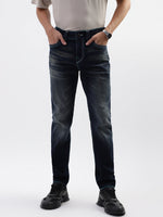 True Religion Men Blue Washed Skinny Jeans
