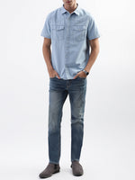 True Religion Blue Regular Fit Shirt