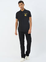 True Religion Men Black Polo Tshirt