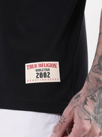 True Religion Black HD Logo Regular Fit T-Shirt