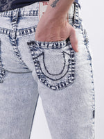 True Religion Men Straight Fit Heavy Fade Jeans
