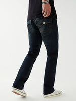 True Religion Men Solid Straight Fit Jeans