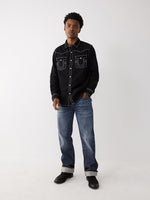 True Religion Black Fashion Regular Fit Shirt