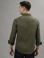 True Religion Green Fashion Regular Fit Shirt