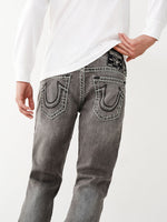 True Religion Men Faded Skinny Fit Jeans
